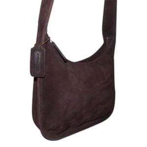 COACH | Vintage nubie brown suede shoulder bag